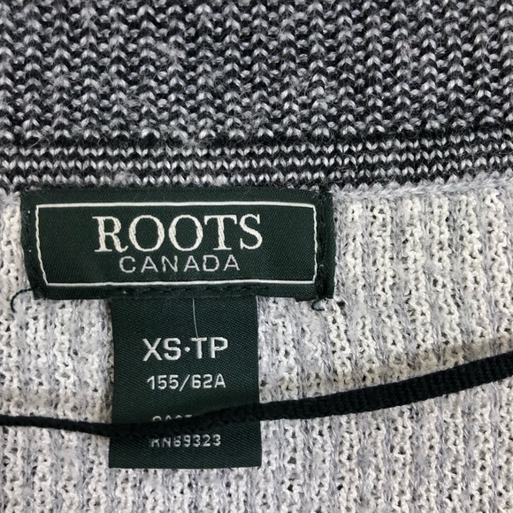 Roots Salt & Pepper Button Cardigan Sz XS - Picture 5 of 10